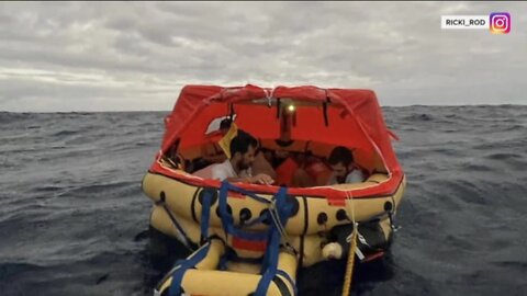 4 men rescued sailors stranded in the middle of the ocean