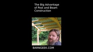 Huge Advantage of Post and Beam Construction with Rough Cut Sawmill Lumber