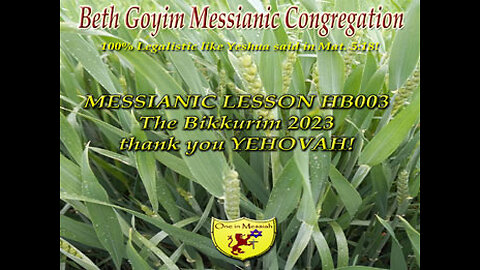 BGMCTV LIVE YOM HABIKKURIM "FIRST FRUITS" SERVICE 2023