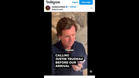 Tucker Carlson - Rescuing Canada?