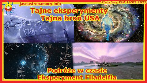 Tajne eksperymenty Tajna broń USA Podróże w czasie Eksperyment Filadelfia