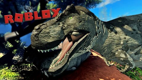 Vida de Tiranossauro Rex Não é facil, Preciso encontrar comida - Prior Extinction - Roblox