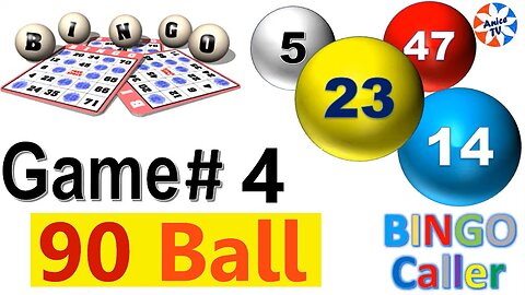 90-Ball Bingo Caller - Game#4 American English