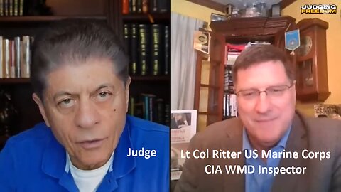 Lt Col Scott Ritter with Judge: F-ck Joe Biden is War Criminal, Terrorist and Traitor! Not Nice!