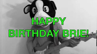 Happy Birthday BRIE! - COW Happy Birthday Song