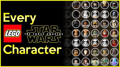 EVERY CHARACTER in LEGO Star Wars: The Force Awakens (2016)