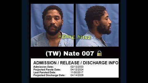 051 Melly’s alleged killer 007 Nate set for release