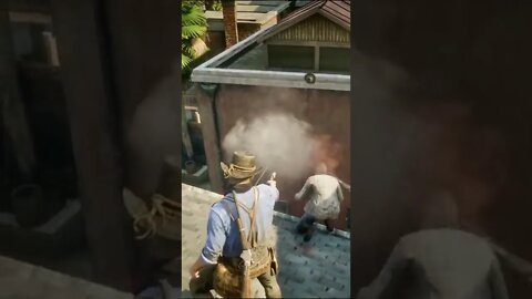 Red dead redemption 2 Ragdoll physics.