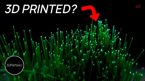 ⛳ How To 3D Print Your Own Grass - Fun Things To 3D Print - Crazy 3D Prints