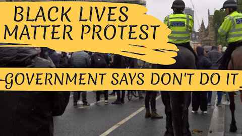 BLM PARLIAMENT SQUARE - LONDON, ENGLAND - 8TH JUNE 2020