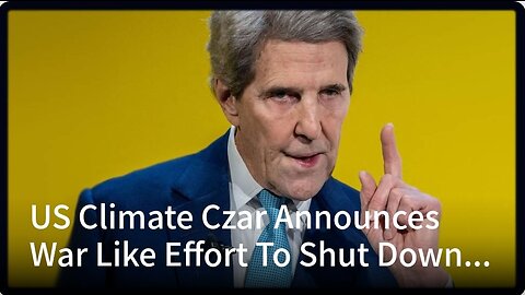 US Climate Czar Announces War Like Effort To Shut Down American Food Supply