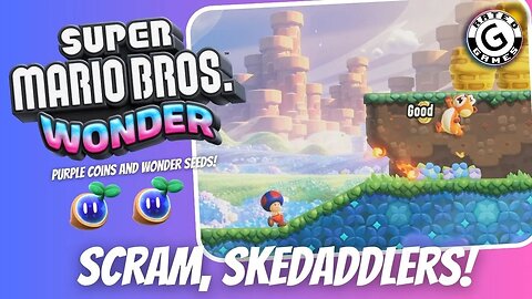 Super Mario Bros Wonder - Scram, Skedaddlers!