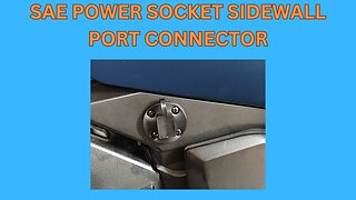 SAE Power Socket Sidewall Port Connector for the Goldwing