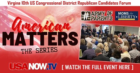 USANOW.TV Special Event Coverage: FULL SHOW: #ArmyOfParents presents: "American Matters: The Series"