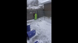 Snow slide