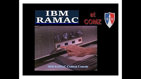 Vintage Computer: IBM RAMAC COMZ EU 1960's IBM 7330, 7010 (NATO, Logistics)
