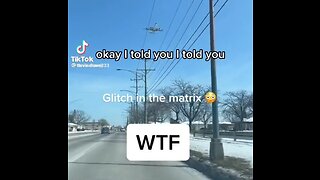 I usually don't trust any "glitch in the matrix" videos but this is strange 🤔 is it real, who knows