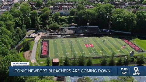 Iconic Newport High School bleachers coming down