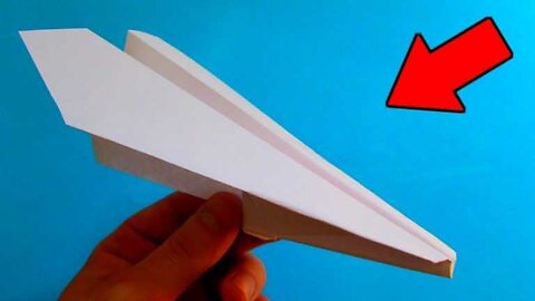 Как сделать оригами САМОЛЕТ! Самолетик из бумаги, который ДОЛГО летает из бумаги