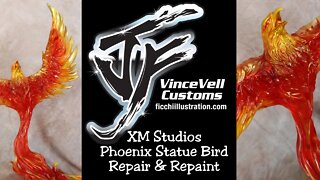 XM Studios Phoenix Statue Bird Repair & Repaint