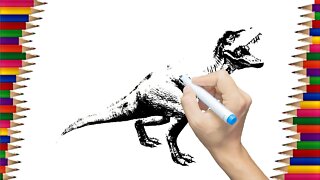 Como Desenhar Tiranossauro Rex | How to Draw Tyrannosaurus Rex | Desenhos Irados Nº 29 | 2021