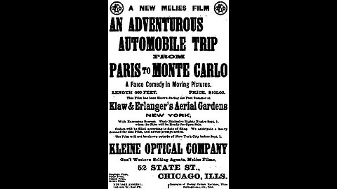 An Adventurous Automobile Trip/Le Raid Paris–Monte Carlo en automobile (1905 Film) -- Directed By Georges Méliès -- Movie