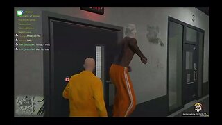Getting chased in jail