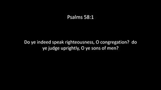 Psalms Chapter 58