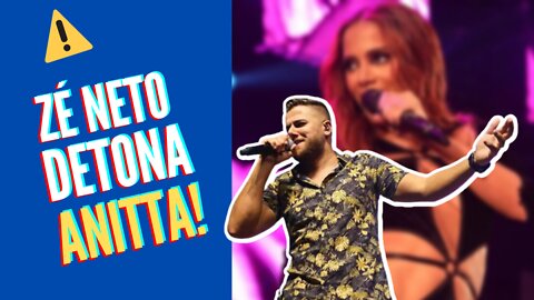 Zé Neto ataca Anitta em show e internet reage defendendo a cantora