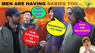 The Mind-Blowing Debate: Can Men Get Pregnant? Students vs Street