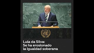 Lula da Silva interviene en la Asamblea General de la ONU