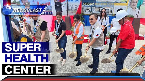 Ground breaking ceremony ng Super Health Center sa Carcar City, Cebu, pinangunahan ni Sen. Bong Go