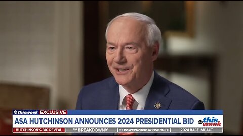 RINO Asa Hutchinson Announces Run For President