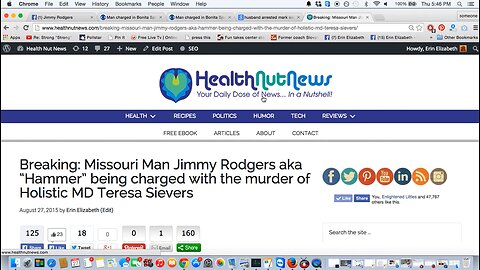 Breaking_ Jimmy Rodgers _Hammer_ arrested for Murder of Holistic MD Teresa Sievers (2015)