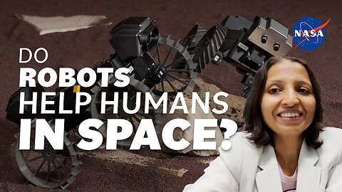 Do robots helping humans in space?