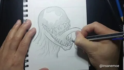 Venom Sketch Process