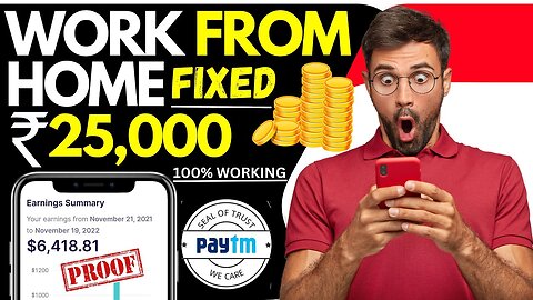 Great Income Idea in 2023 Online Jobs At Home Detail Explained Video in Hindi Part time Work