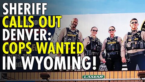 WY taunts CO: "Work in Wyoming where breaking the law is still illegal & cops are funded!".