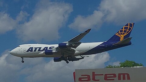 Boeing 747-400ERF N499MC coming from Miami to Manaus 🇺🇲🇧🇷