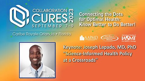 Joseph Lapado, MD, PhD "Science-Informed Health Policy at a Crossroads"