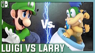 Super Smash Bros. Ultimate Battles: Luigi VS Larry [4K HD 60FPS]