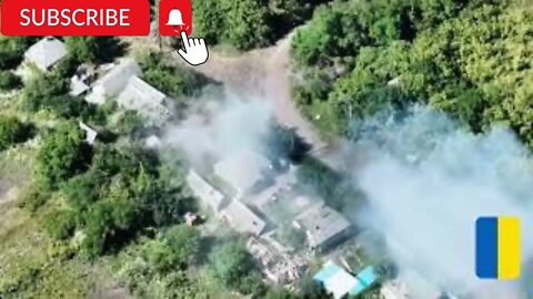 Ukrainian SSO Azov-Kharkiv targeting Russian positions in Kharkiv Oblast.