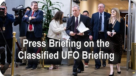 Senators speak after classified UFO briefing - Feb. 14, 2023