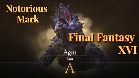 Notorious Mark - Agni Hunt Board Final Fantasy XVI