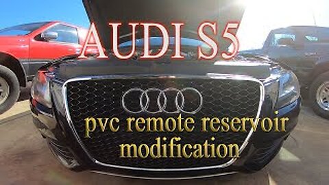 Audi S5 PCV remote reservoir modification