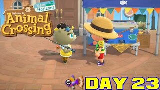 Animal Crossing: New Horizons Day 23 - Nintendo Switch Gameplay 😎Benjamillion