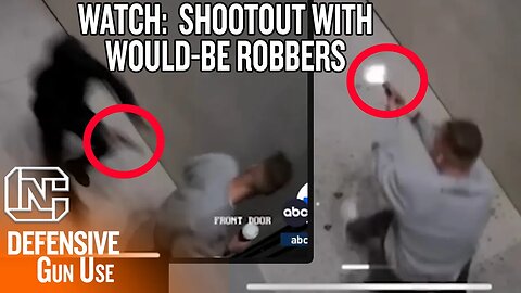 WATCH: Armed Los Angeles Man Has Shootout With Would-Be Robbers To Save His Family