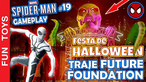 🎃 Marvel Spider-Man #19 - Usamos o Traje FUTURE FOUNDATION em uma festa de HALLOWEEN 🕸🕷🎃👻