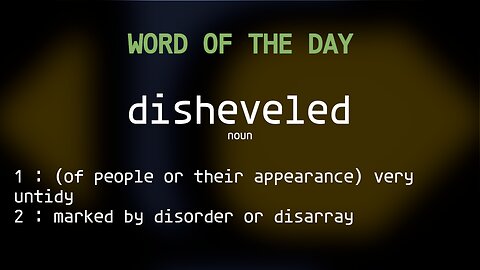 Word Of The Day 117