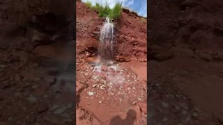 A mini waterfall in Canada